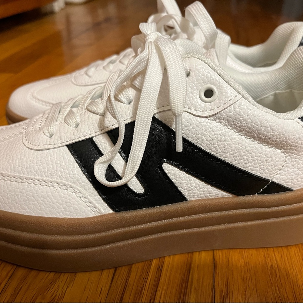 White and Black Sneakers NEW
